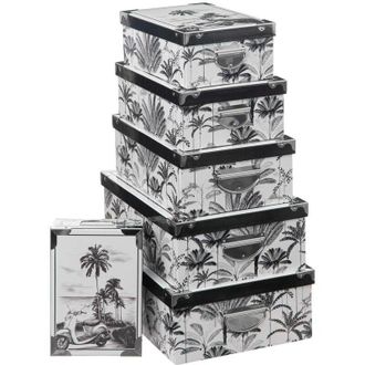 5five Simply Smart 5five Simply Smart - 6 Esquineros Met&aacute;licos En Blanco Y Negro - 5five