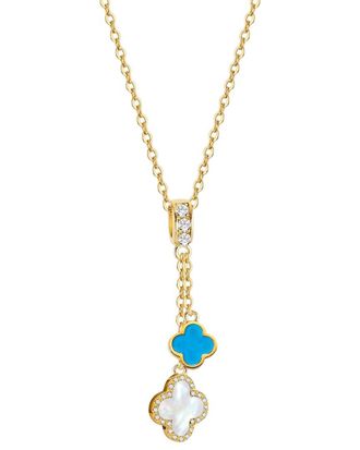 Liv Oliver 18K Plated Cz Necklace