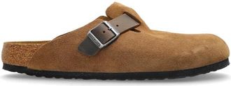 Birkenstock Boston VL/Shearling slides - Heren - Slip ons - Bruin - 45 EU - Leer - Schoenen