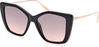Max & Co. Stijlvolle zonnebril Mo 0065 in zwart - Dames - Zonnebrillen - Zwart - 54 MM - Accessoires