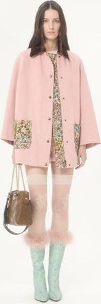 Valentino Caban In Denim Donna ROSA 36