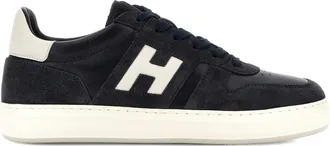 Hogan H-Tv Sneakers In Navy Blue