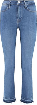 Frame Denim De High Straight Jeans