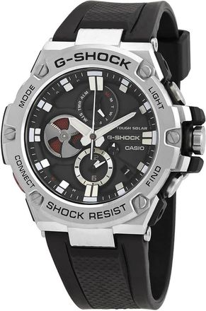 Casio G-Shock Youth Alarm Chronograph Quartz Black Dial Mens Watch GSTB100-1A
