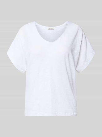 Marc O'Polo Regular Fit T-Shirt aus reiner Baumwolle in Weiss, Gr&ouml;&szlig;e XXL