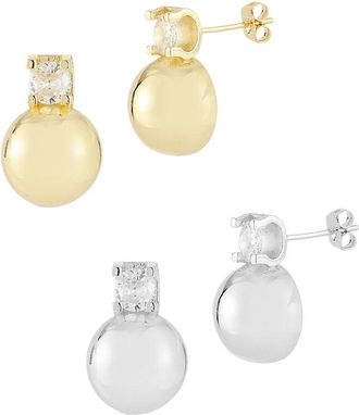 Sphera Milano Plated Cz Earrings