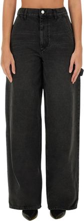 Isabel Marant Wide Jeans - Dames - Loose Fit Jeans - Zwart - M - Jeans
