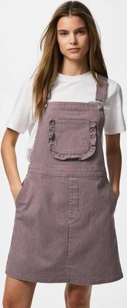 Pieces Vestito di jeans color sparrow-Marrone