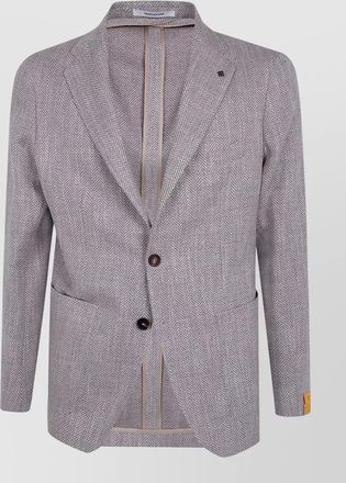 Tagliatore montecarlo single breasted herringbone jacket