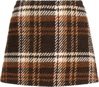 Patou Short Skirts, female, Multicolor, S, A-line Mini Skirt