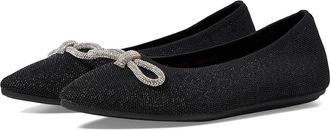 Skechers Cleo Point - Glitzy Haze Womens Flat Shoes Black : 8.5 B - Medium, Suede