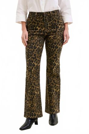 Judy Blue High Waist Boot Cut Jeans In Cheetah Print