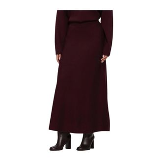 Twist & Tango Felina Gebreide Rok - Dames - Rokken - Rood - Maat: M Wol
