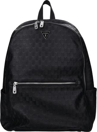 Guess Torino G Wave Rugzak - Heren - Rugzakken - Zwart - ONE Size - Leer - Tassen