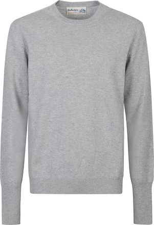 Ballantyne Plain Stitch Cashmere Crew Neck Sweater