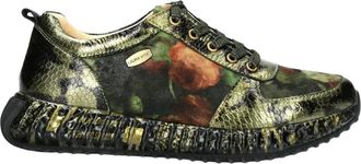 Laura Vita Burton Sneaker - Dames - Schoenen - Groen - Maat: 40 EU Leer