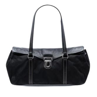 Prada Pre-owned Shoulder Bags, female, Black, Size: ONE SIZE Pre-owned The Easy Shoulder Bag