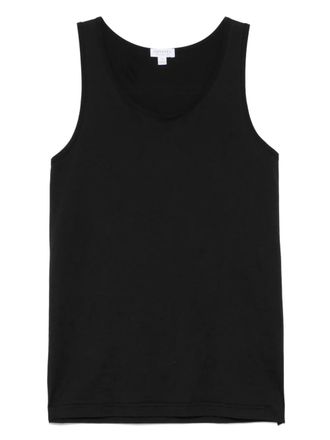 Sunspel cotton tank top - men - Cotton - S - Black