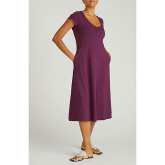 Universal Standard Danna Jersey Midi Dress in Gamay at Nordstrom, Size 2Xl