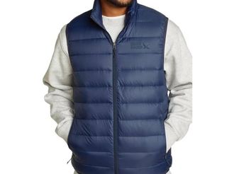 Eddie Bauer Cirruslite 650Fp Down Zip Up Puffer Vest In Navy