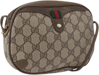 Gucci Pre-owned Cross Body Bags, female, Beige, Size: ONE SIZE Pre-owned Vintage Shoulder Bag