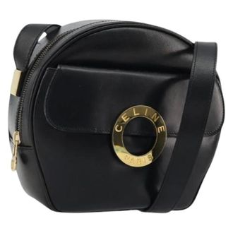 Celine Pre-owned Cross Body Bags, female, Black, Size: ONE SIZE Pre-owned Vintage Shoulder Bag