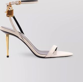 Tom Ford leather padlock sandals