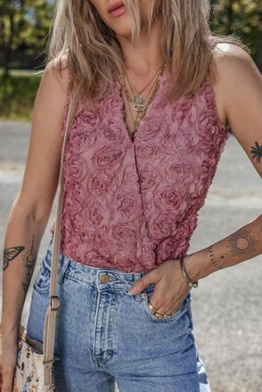 Azura Exchange Floral Kant Top 3D Detail