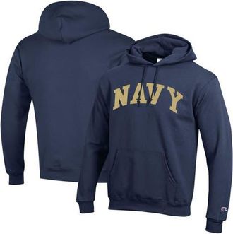 Champion Mens Champion Navy Navy Midshipmen Basic Arch Fleece Pullover Hoodie at Nordstrom, Size Xx-Large
