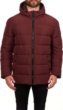 Perry Ellis Heavyweight Quilted Jacket in Burgundy at Nordstrom Rack, Size Xx-Large