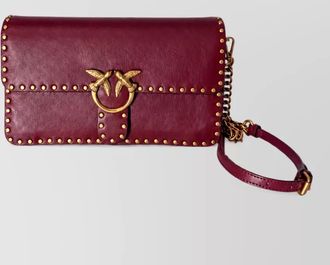 Pinko love bag leather clutch bag