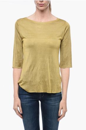 ArchivioB Viscose Top with 3/4 Sleeves size S