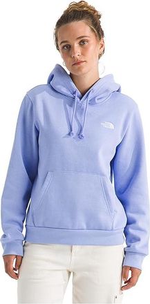 The North Face Evolution Embroidered Hoodie Womens Sweatshirt Periwinkle Glow : 2XL, Cotton/Polyester
