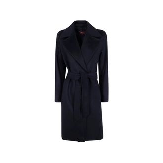Max Mara Abrigo con cintur&oacute;n Dravenna - Coats - Mujer - Negro - XS