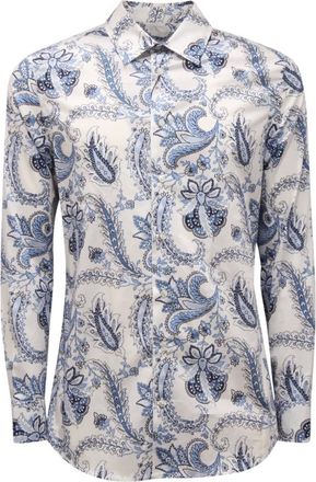 Etro Hombre, Camisas, Blanco, Talla: L