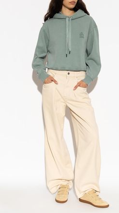 Isabel Marant Salmy Sweatshirt, Womens, Green