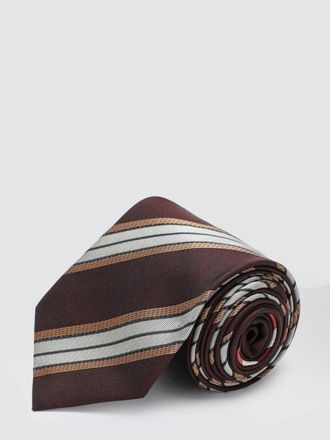 Dries Van Noten Striped Pure Silk Tie