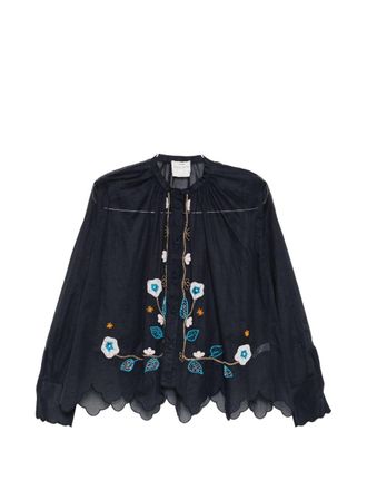 Forte_Forte Forte Forte Womens Embroide Cotton Shirt
