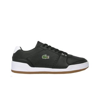 Lacoste Challenge 15 120 1 Lace Black Smooth Leather Men Trainers 39SMA0003 312