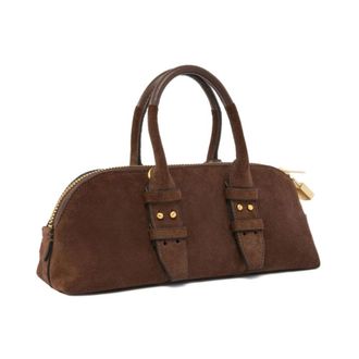 Pinko Bowling Bag - Dames - Handtassen - Bruin - ONE Size - Nylon - Tassen