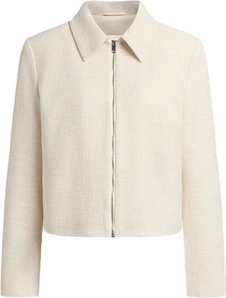 12 Storeez textured jacket - Neutrals