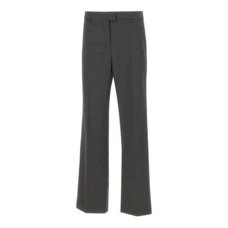 Birgitte Herskind Dames, Broeken, Grijs, Maat: S Viscose