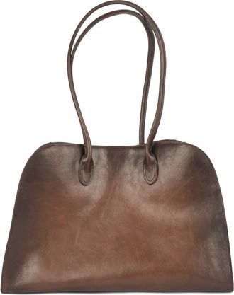 Jeffrey Campbell Cincinnati Satchel in Dark Brown Ruboff at Nordstrom