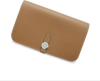 Hermès Dogon Gold Long Wallet (Bi-Fold) (Pre-Owned)