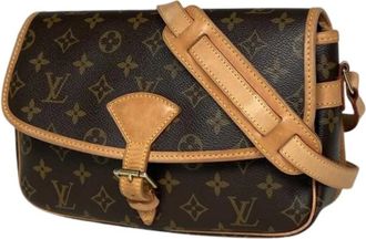 Louis Vuitton Pre-owned Cross Body Bags, female, Brown, Size: ONE SIZE Pre-owned Sologne Shoulder Bag