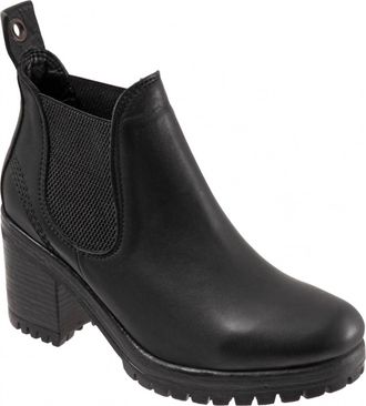 Bueno Womens Flight Block Heel Bootie In Black