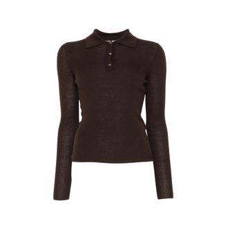 Jcsophie Pisa Ribbed-knit Polo