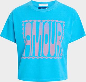 Mother The Grab Back Cropped Tee