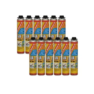 Sika Paquete De 12 Espumas Expansivas Extrudibles Sika Boom G - Beige - 750ml