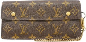 Louis Vuitton Brown Long Wallet (Bi-Fold) (Pre-Owned)
